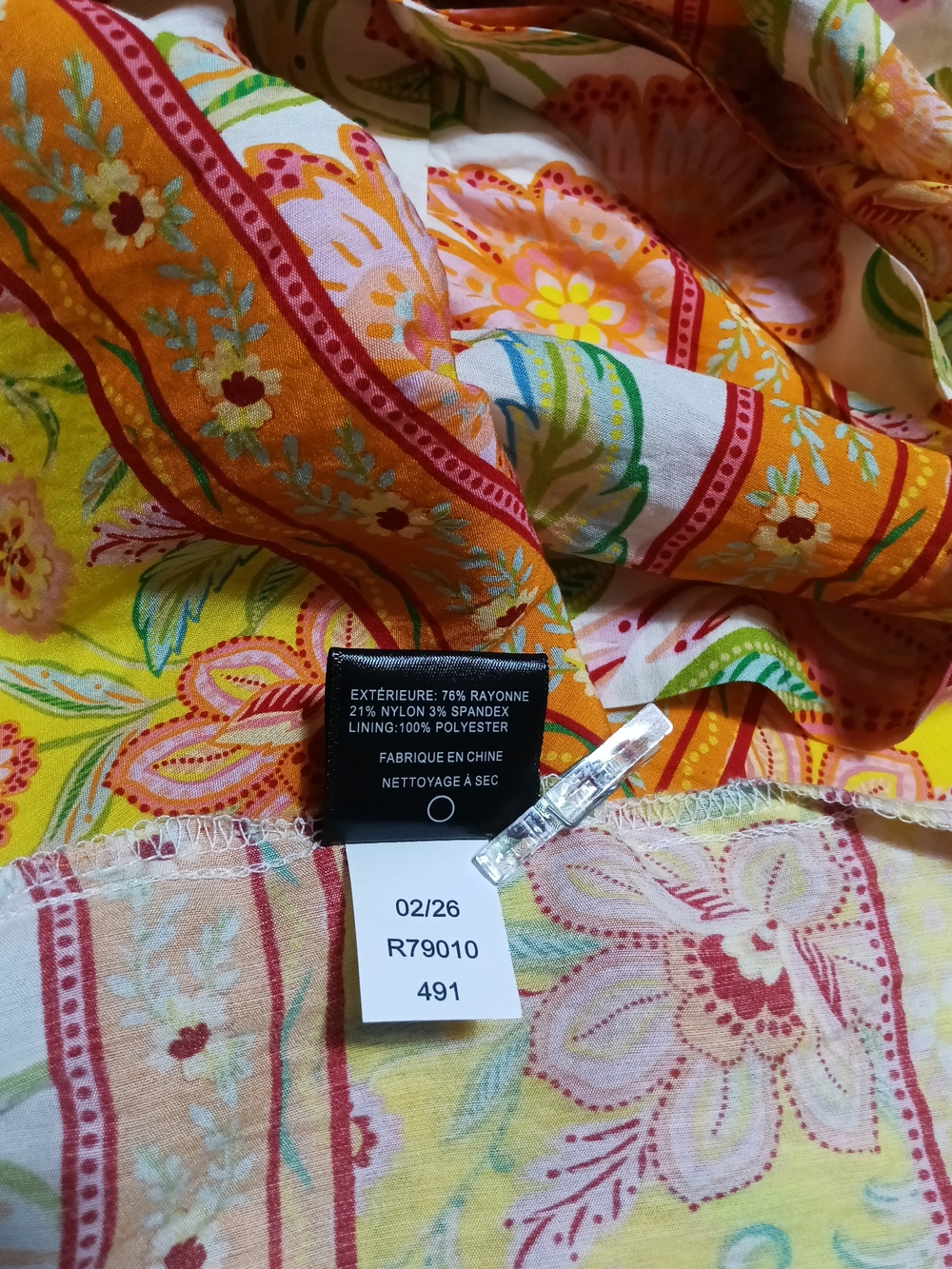 Sam Edelman Sunkissed Floral Belted Mini Dress Size 12 - Picture 12 of 12